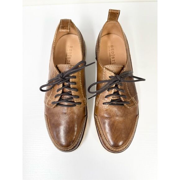 Bed Stu Bedstu Workshop Distressed Leather Men's Oxford Sneaker 9.5 - Picture 2 of 8